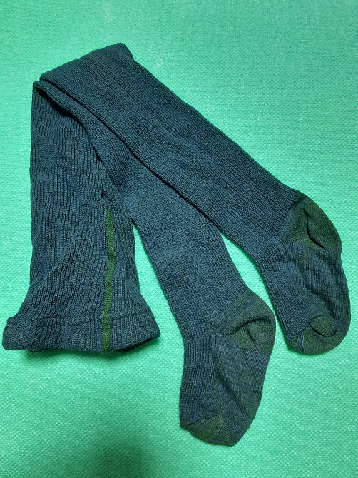 Колготи дитячі зелені - 12 розмір на ріст 74см, 75% бавовна, 25% поліамід Київ - фото 1