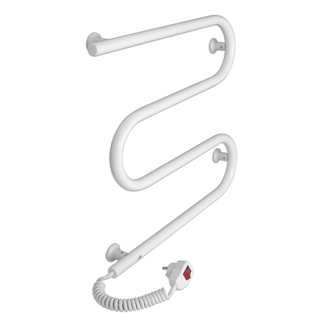 Полотенцесушитель Laris Зебра Змійовик 25 ЧК3 500Х500 Е білий Київ - фото 2