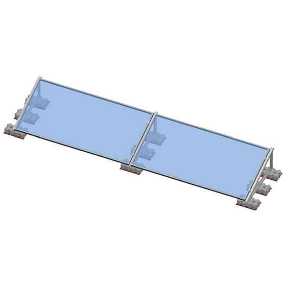 Монтажний набір (12 модулів, баластна система з кутом нахилу 15) Київ