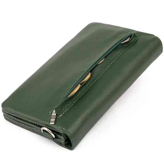 Клатч из кожи женский ST Leather 19320 Зеленый Киев