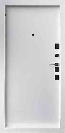 Форт-М Дверь квартирная модель ВИП 4К Мокка, цвет Чорная шагрень/белый матовый 860 Киев