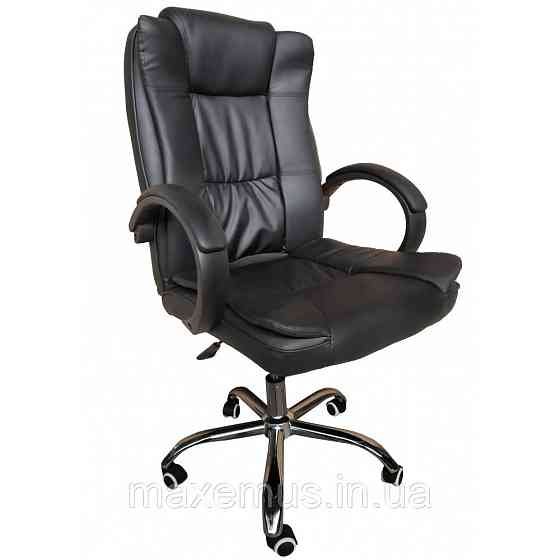 Офисное кресло операторское для персонала Bonro B-607 кресло для офиса компьютерное черное кресла офисные Мостиська