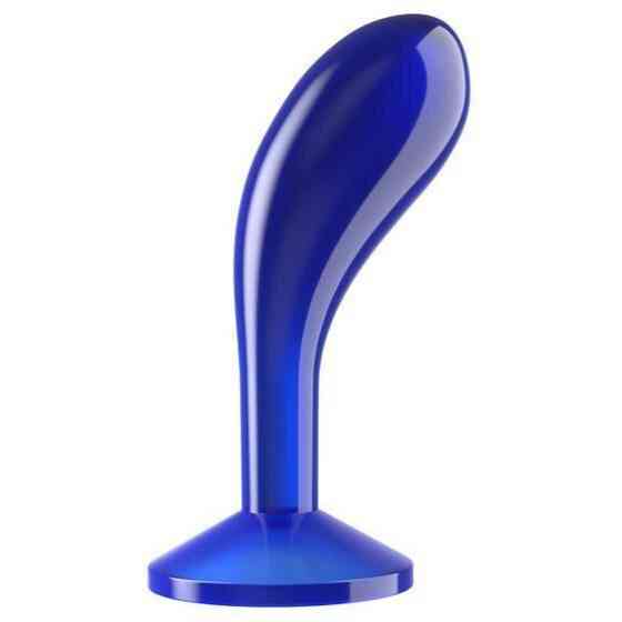 Масажер простати - Flawless Clear Prostate Plug 6" Blue Sex Aura Київ