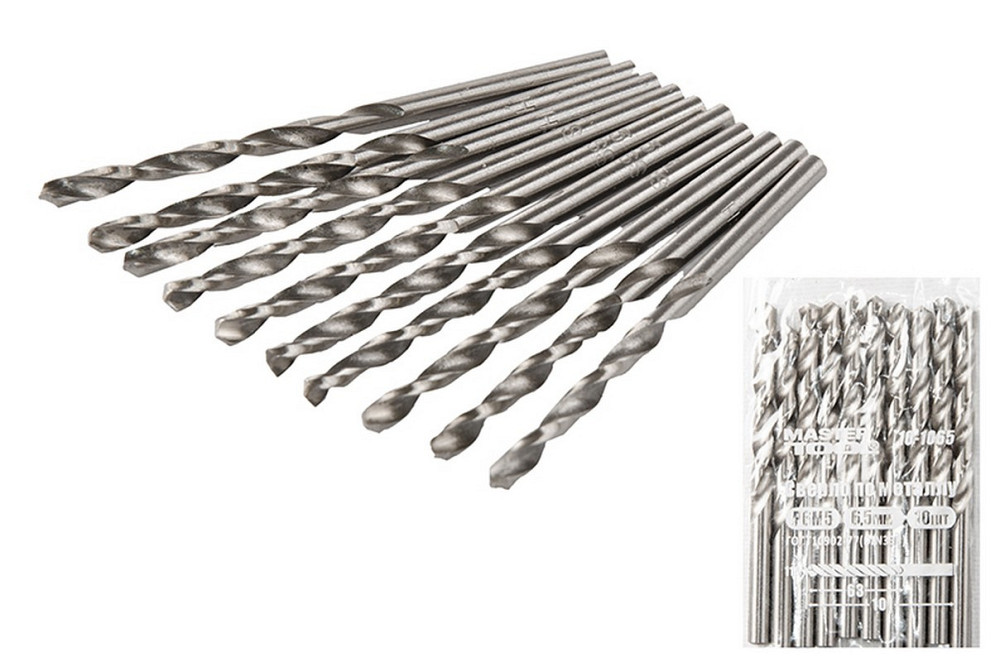 Свердло для металу MASTERTOOL HSS 6,5х101 мм WHITE 10-1065 Рівне - фото 1