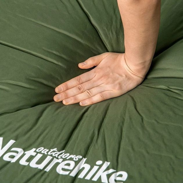 Матрас самонадувающийся 5 см Naturehike NH20DZ003, темно-зеленый Ровно - изображение 9