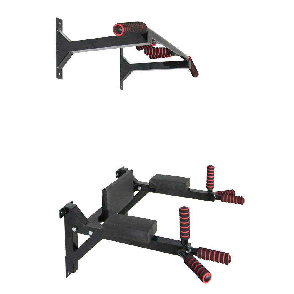 Турнік бруси прес стаціонарний 3 в 1 KZ-553 Спортивні стінки та турніки для дому Чорний Київ - фото 3