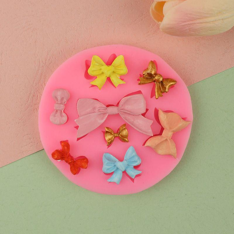 Силиконовый молд Бантики 88 мм розовый Киев - изображение 10