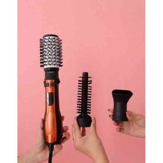 Фен для волос бережный Gemei Gm-4828, Фен для разных типов волос щетка гребешок FT-81 Львов