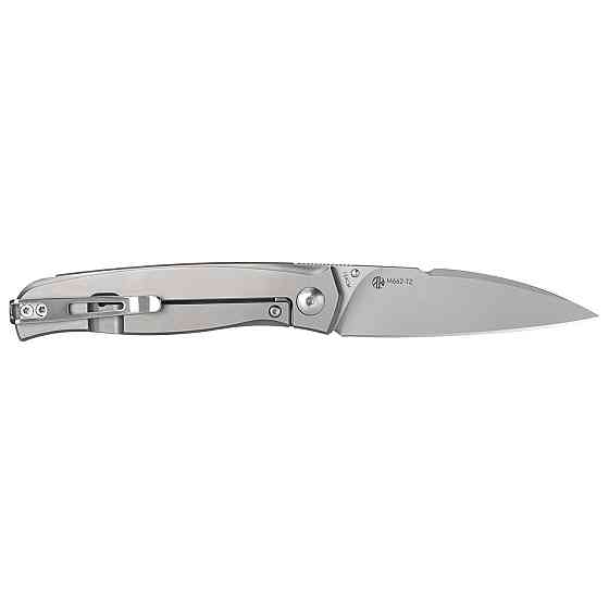 Ніж складаний кишеньковий Ruike M662-TZ, (7.4 см) steel 154СМ / TC4 (титан) + G10 чорний Київ