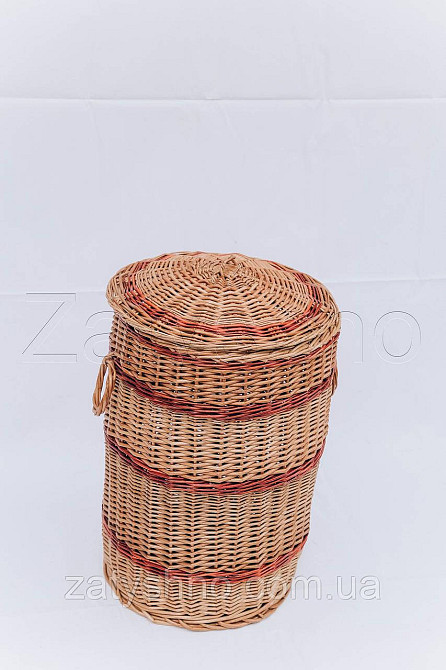 Скриня бочка плетена з лози Київ - фото 3