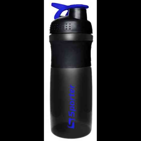 Шейкер Sporter Shaker KL-7063 760 ml (Черный с синим лого) Луцк
