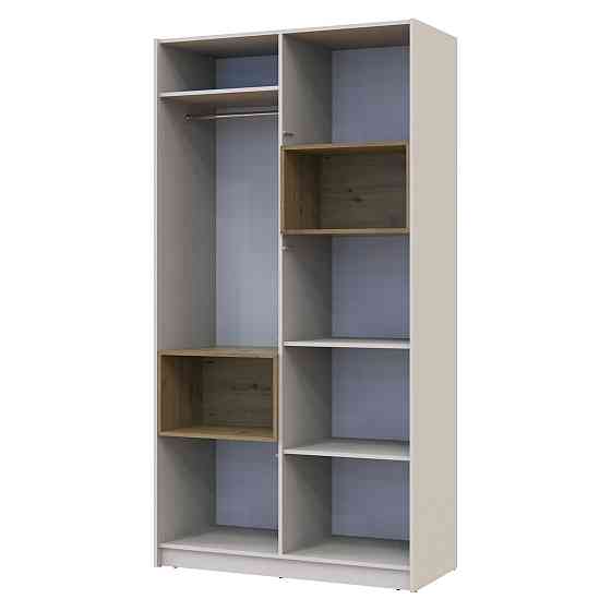 Шкаф для одежды с нишей Doros Дэйл 115,2х52х220 см Кашемир/Дуб артизан (DRS-011284) Львов