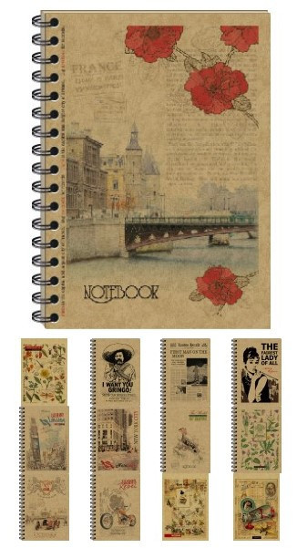 Блокнот "Графіка" спіраль A6 80арк KR6180K клітинка KRAFT, шт Київ - фото 1