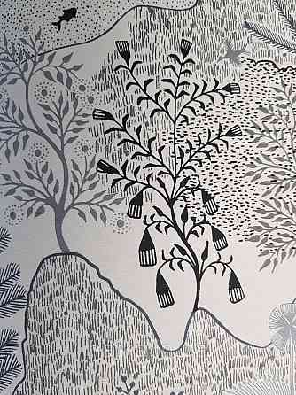 Шпалери флізелінові еко Khroma Zoom Bahia 0.53х10.05 м дерева кущі тварини риби абстракція різні кольори Київ