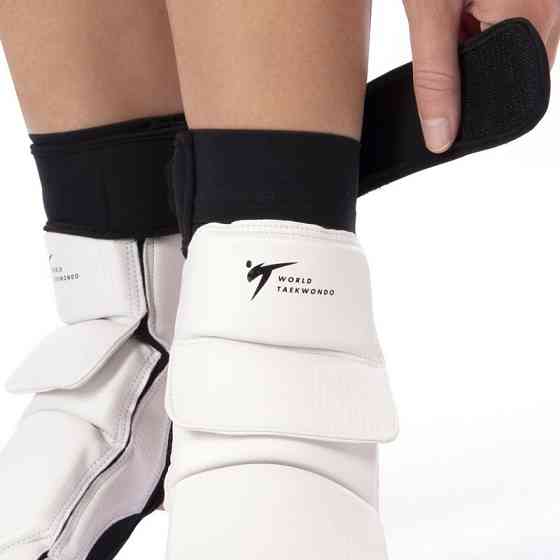 Защита стопы для тхэквондо WTF BO-2601-W размер S-XXL белый Защита для боевых искусств Киев
