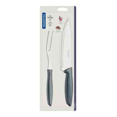 Набір ножів Tramontina Plenus Grey 2 предмети (23498/610) Вінниця