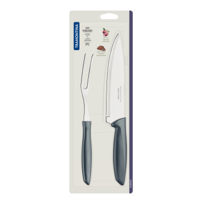 Набор ножей Tramontina Plenus Grey 2 предмети (23498/610) Винница - изображение 2