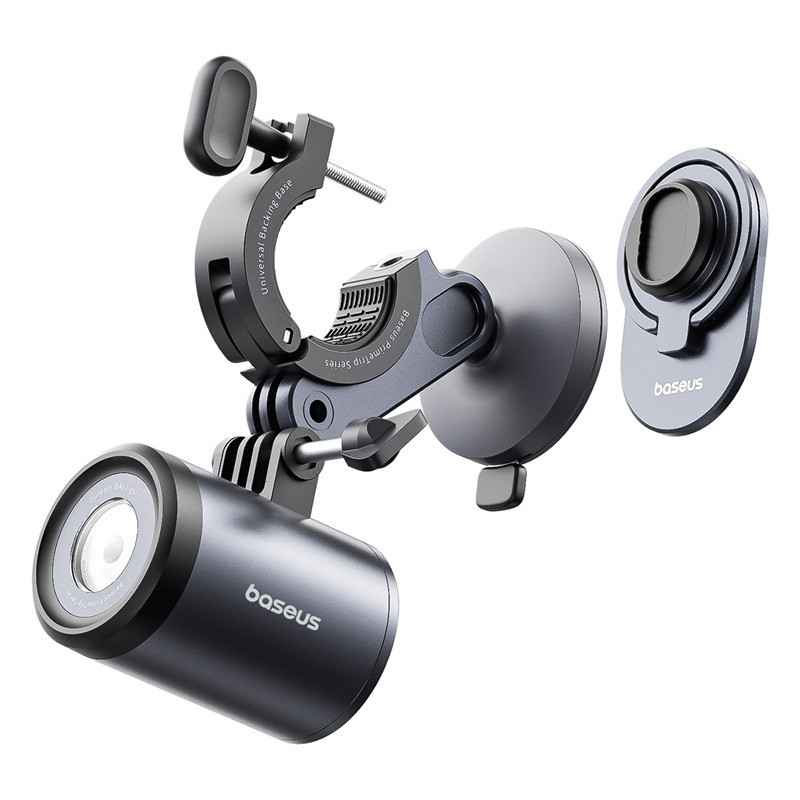 Велотримач для телефона Baseus PrimeTrip Series Dual-Color Bike Light 2-in-1 Set Cosmic Black Одеса - фото 7