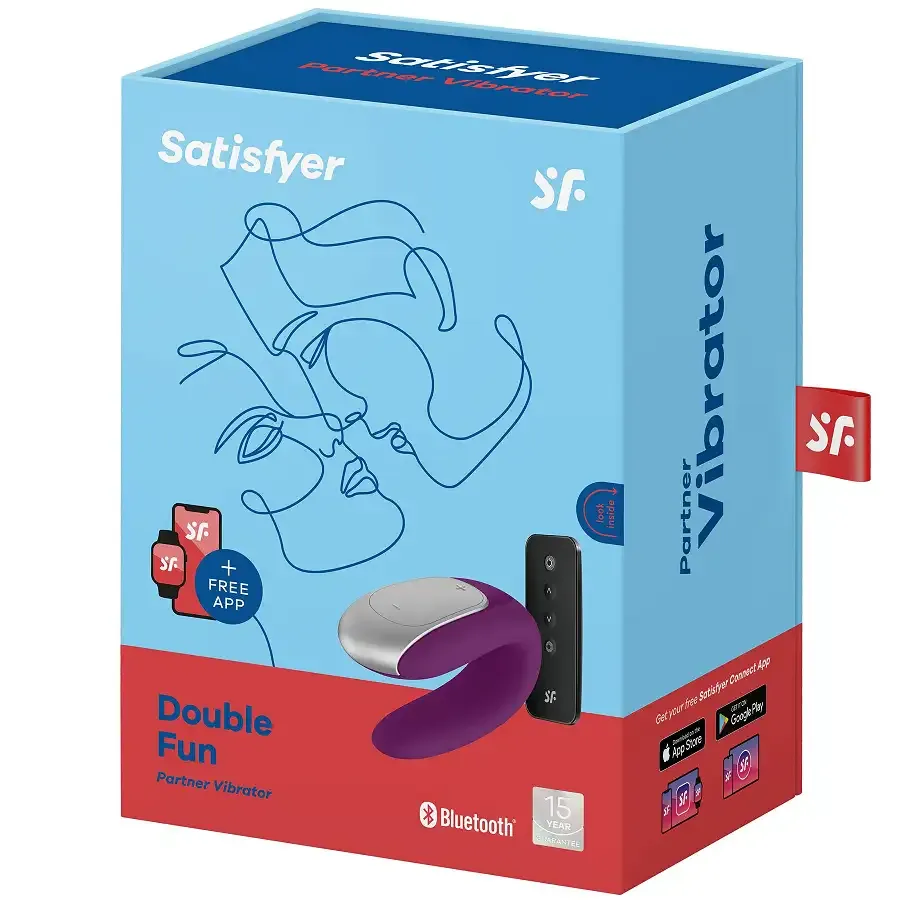 Смарт-вібратор для пар Satisfyer Double Fun (Violet) з пультом ДК Львов - изображение 7