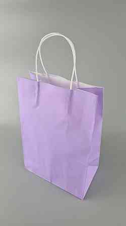 Пакет с ручками бумажный 28*19*11,5  ЛАВАНДА (25 шт) Харьков