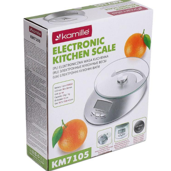 Ваги кухонні електронні 7105 KAMILLE Житомир - изображение 3