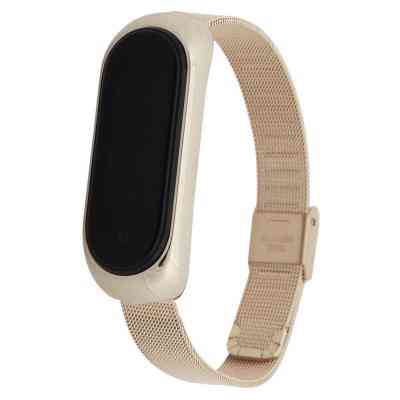 Ремешок для фитнес браслета BeCover Metal для Xiaomi Mi Smart Band 5 Rose Gold (705149) Винница