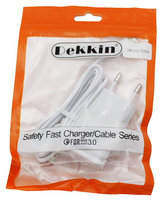 Сетевий зарядний пристрій Dekkin DK-677 Orange MicroUSB DC5V-2.1 A / USB x 1 Дніпро - фото 2