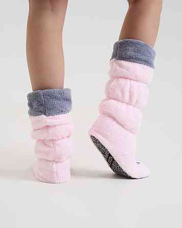 Женские Сапожки для дома - Розовый+Серый Nicoletta 502-2 Киев