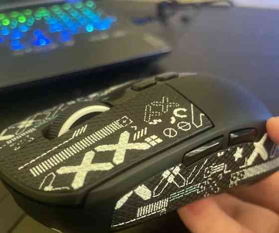 Игровая мышь Attack Shark X6 на топовом сенсоре 26000 dpi + dock RGB. Харьков