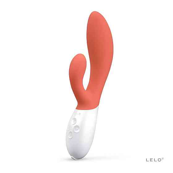 Вібратор-кролик LELO Ina 3 Coral, 10 режимів вібрації, потужний мотор Sex Aura Київ