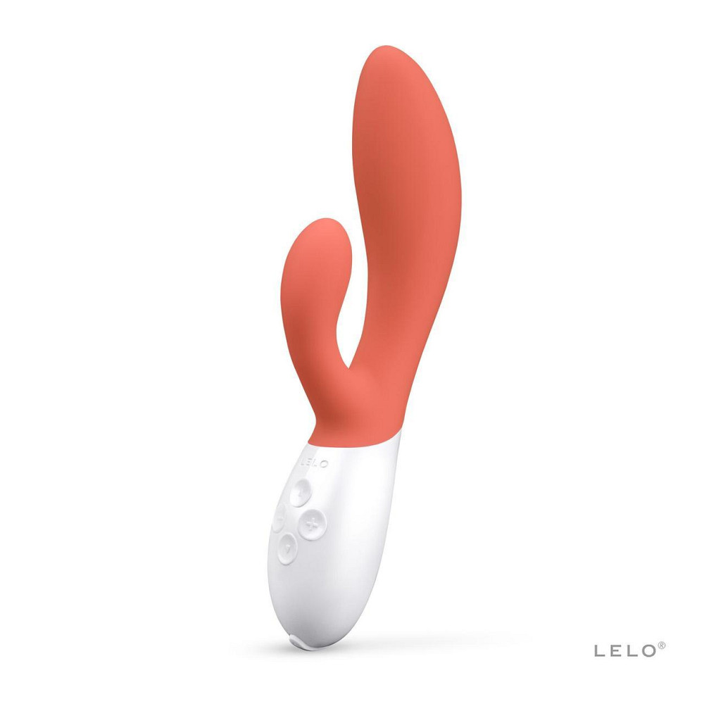 Вібратор-кролик LELO Ina 3 Coral, 10 режимів вібрації, потужний мотор Sex Aura Київ - фото 1