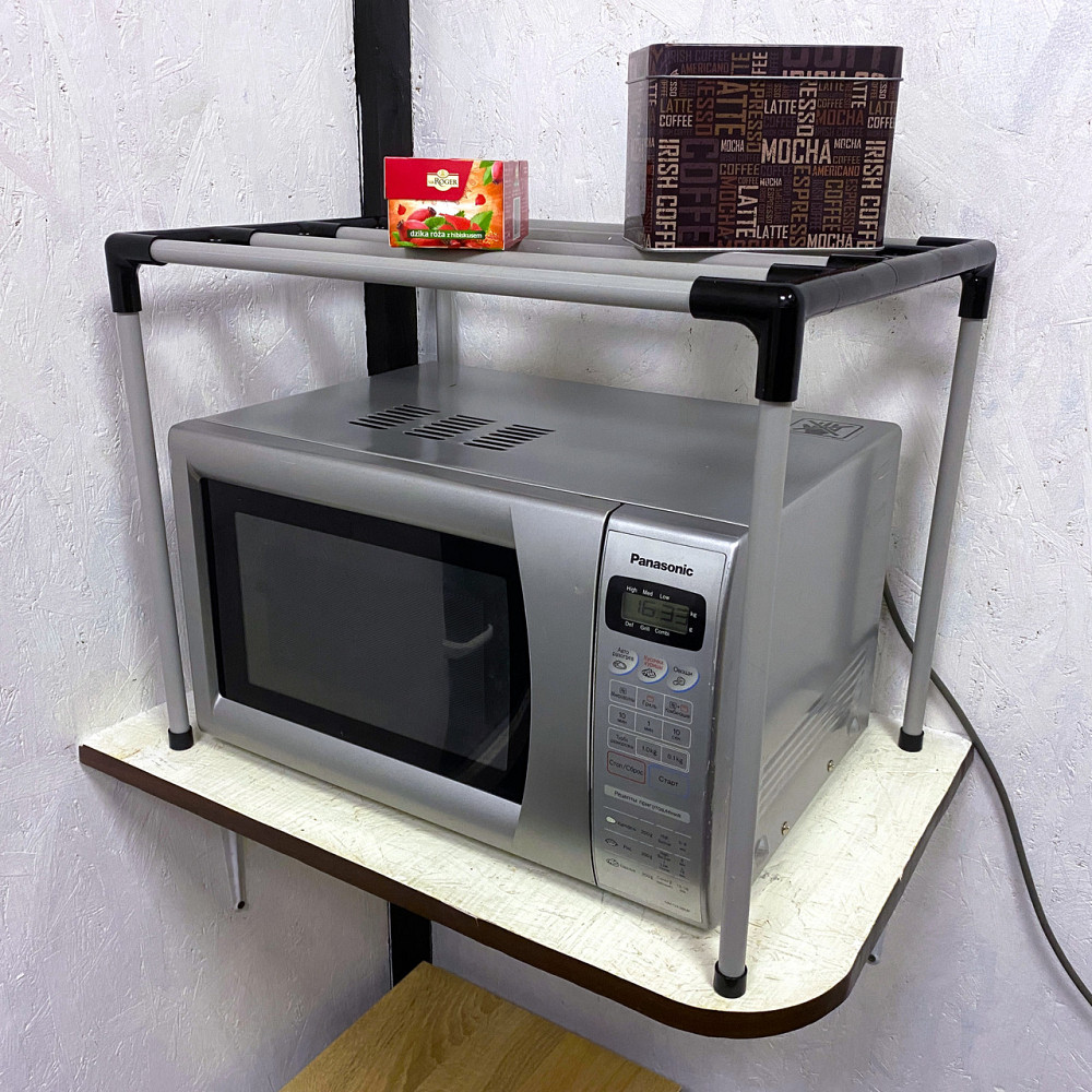 Полочка-підставка над принтером, мікрохвильовою піччю - Comfort, пластикова. Настільний органайзер д Бориспіль - фото 1