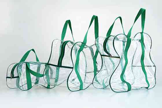 Набор с 3-х прозрачных сумок органайзеров в роддом для роженицы размер S, M, L BST Зеленый Кривой Рог