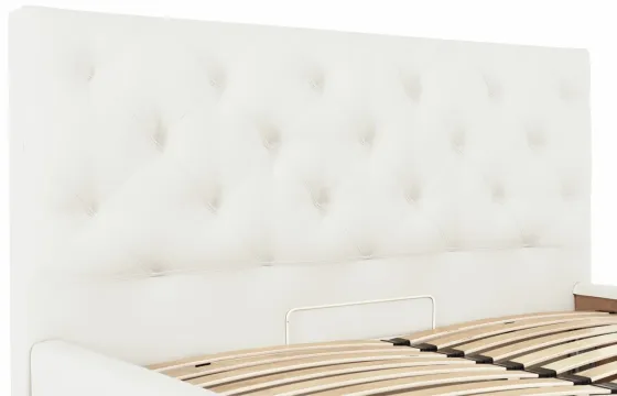 Кровать Двуспальная Bristol Comfort 160 х 190 см Fly 2200 С подъемным механизмом и нишей для белья Белый Киев