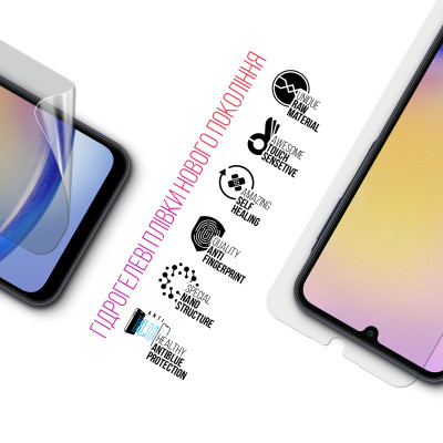 Плівка захисна Armorstandart Kit Clear + Anti-Blue Samsung A25 5G (A256) (ARM80686) Вінниця - фото 3