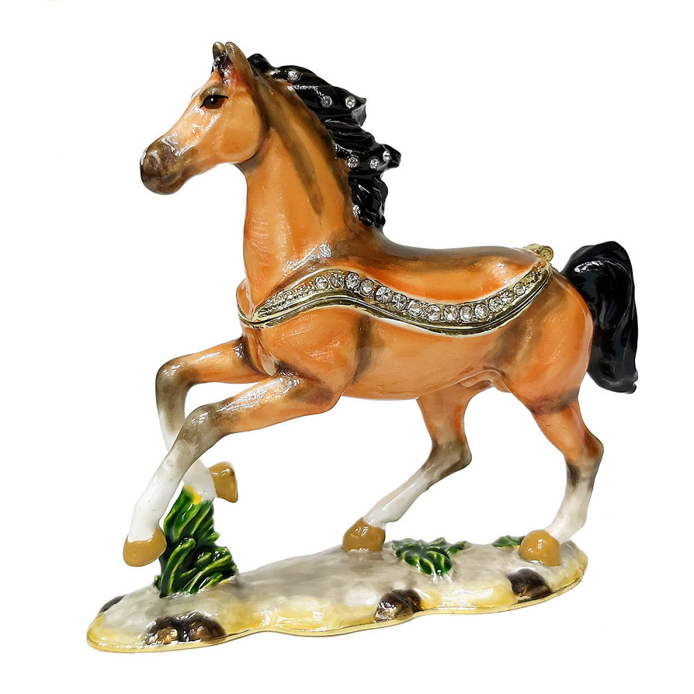 Скринька зі стразами Кінь Київ - фото 1