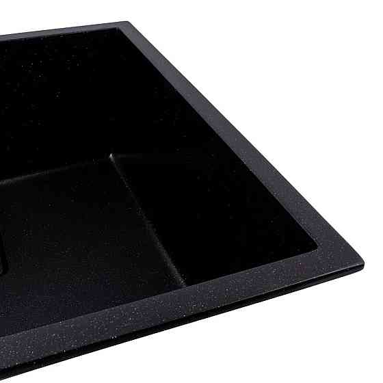 VALESO Кухонна гранітна мийка 5444 AMELI VALESO чорний металік, під стільницю Коломия