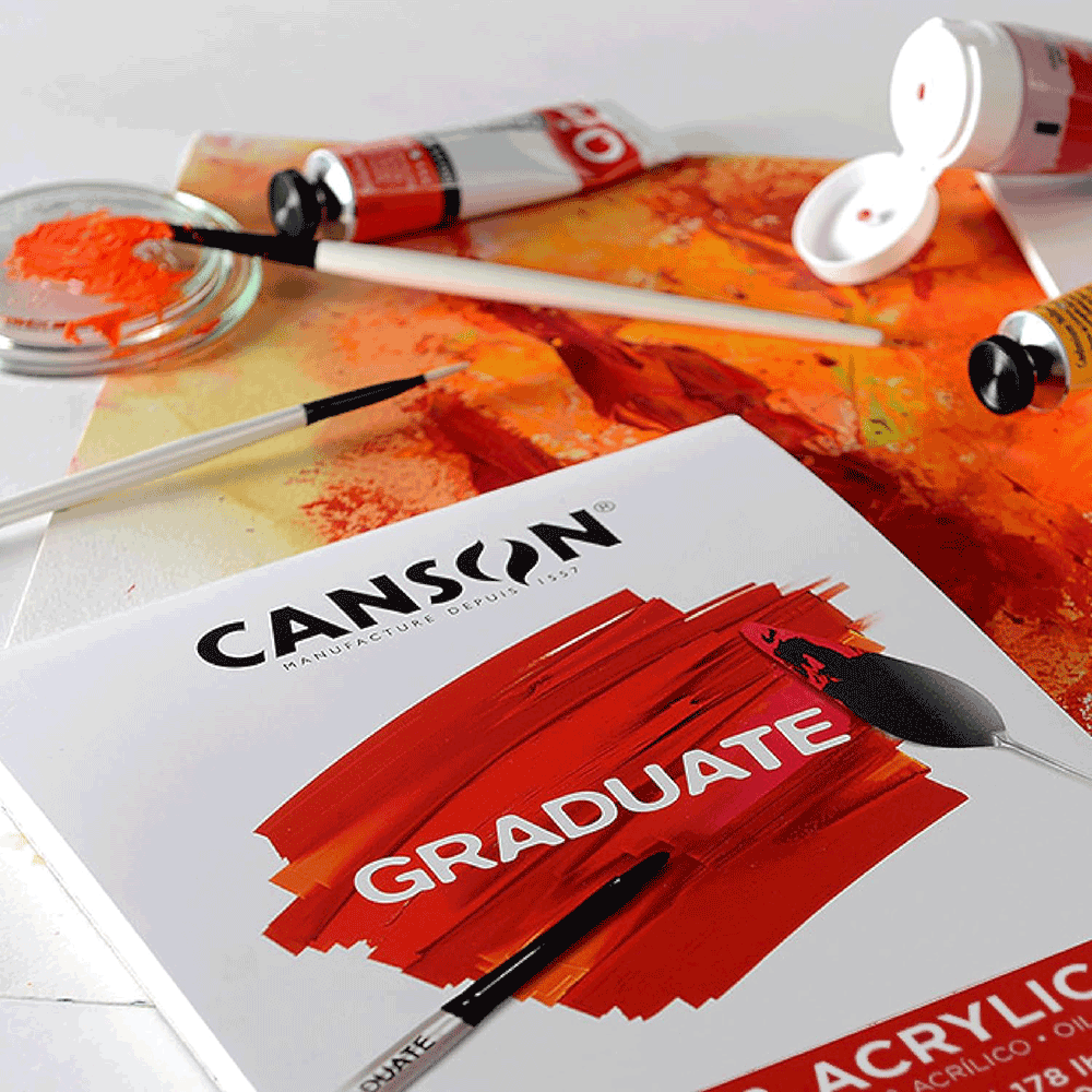 Склейка паперу для акрилу та олії GRADUATE 290г/м2 20л Canson Київ - фото 2