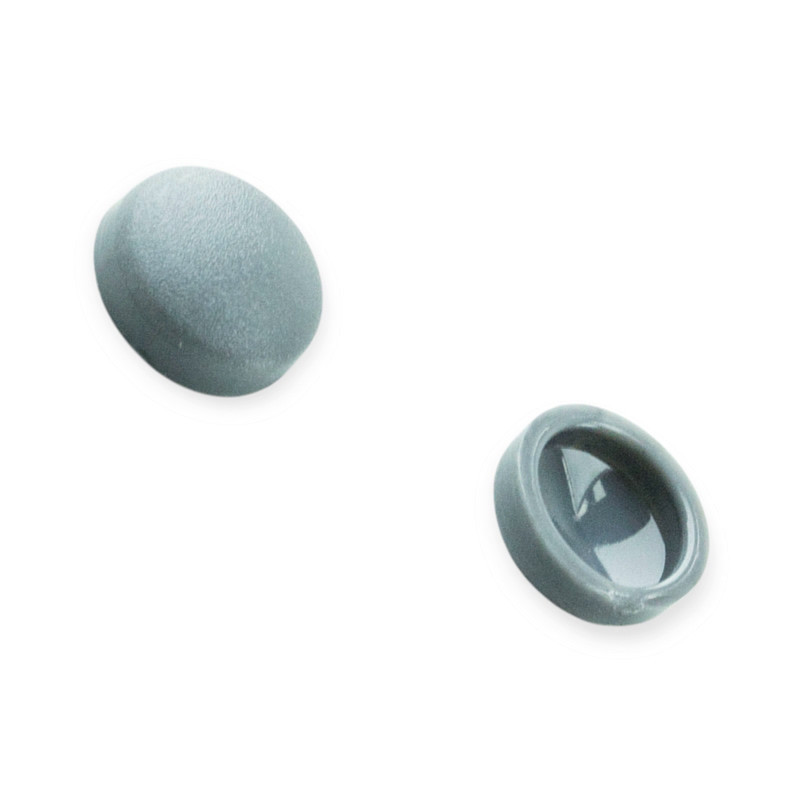 Клипса №88 декор шляпка под сам с шайбой (Ш13,2, Шл. сам.10,5-10,8) cерая (100шт) Мукачево - изображение 1