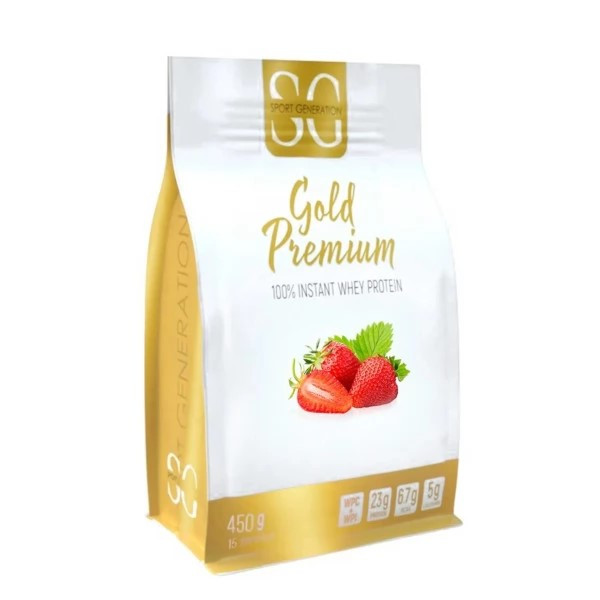 Протеин Sport Generation Gold Premium 100% Instant Whey Protein 450 g (Stawberry) Луцк - изображение 1