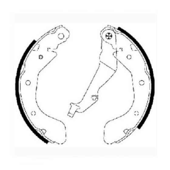 Гальмівні колодки Bosch барабанні задні CHEVROLET/DAEWOO Aveo/Lanos "R 0986487714 Харків