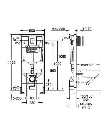 Інсталяційний комплект 5 в 1 Grohe Rapid (39449000) ( 28801 ) Харьков