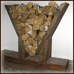 Дровница деревянная 