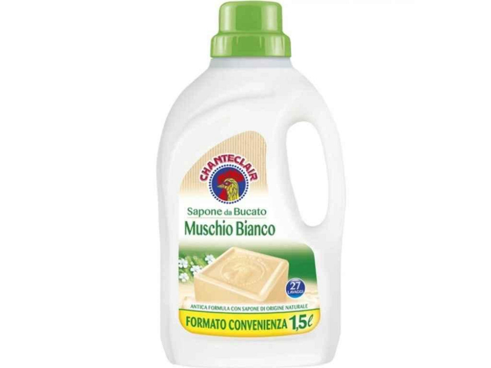 Гель для стирки 1,5л Muschio Bianco БЕЛЫЙ МУСКУС ТМ CHANTECLAIR Solmir Solmir Solmir Київ - фото 1