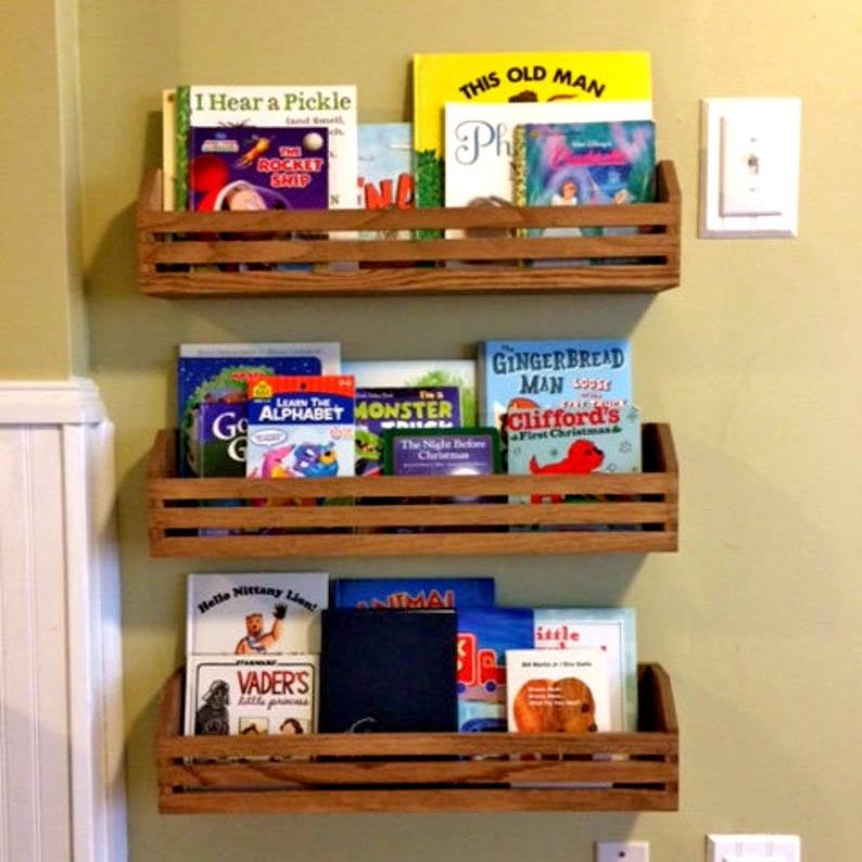 Настінна книжкова полиця "Атлас 80" капучино Миколаїв - фото 1