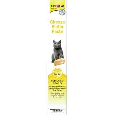 Паста для животных GimCat Cheese Biotin Paste творог с биотином 100 г (4002064401010) Винница