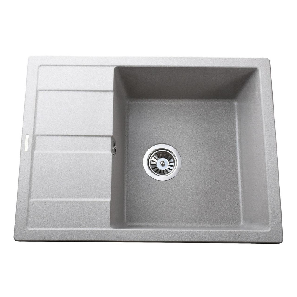Гранитная мойка Globus Lux ONE серый камень 650x500мм-А0005 (000022390) Киев - изображение 1
