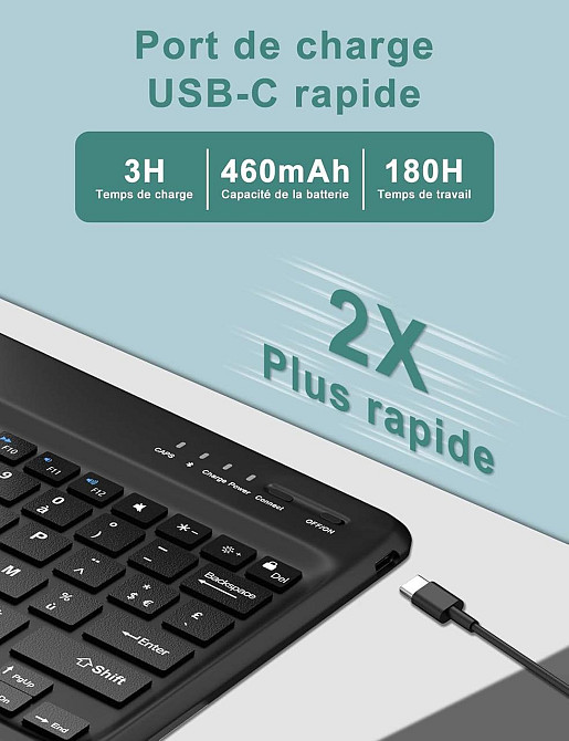 Чехол клавиатура с подсветкой для Xiaomi Pad 6S Pro 12.4 Inch 2024 Днепр - изображение 7