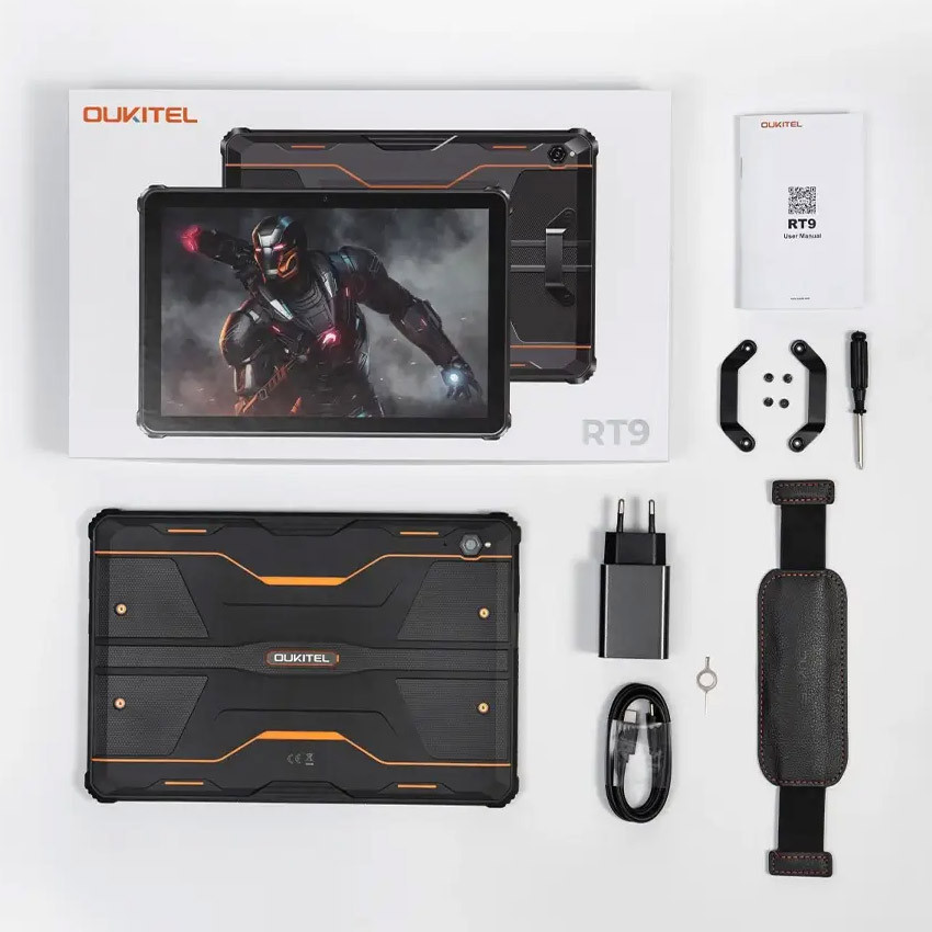 Планшет Oukitel RT9 10.1" HD /6GB/256GB/ T606 /11000mAh/ 16+16Мп /IP69K/LTE Orange Винница - изображение 2
