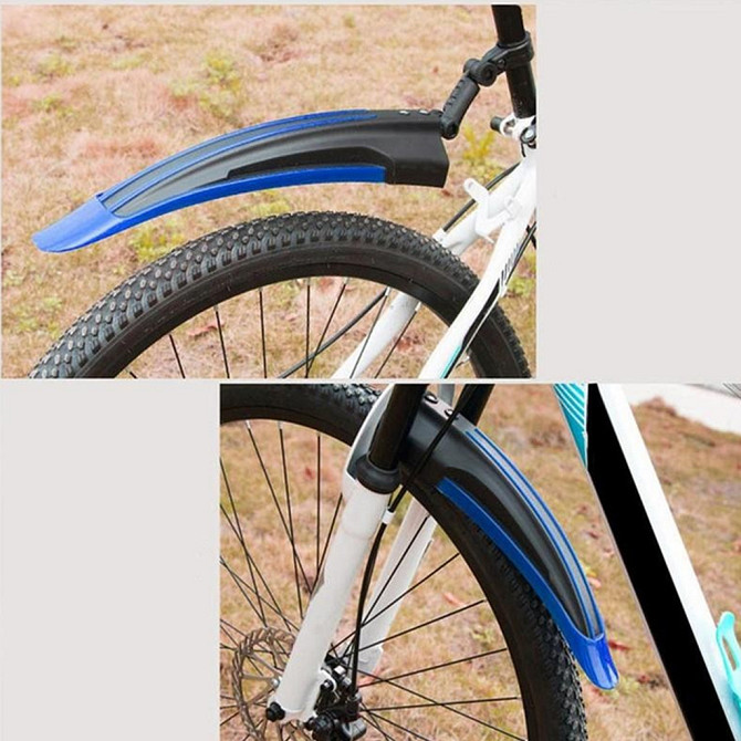 Крила велосипедні для коліс 20'' 24'' 26'' Feel Fit Чорно-синій Бровари - фото 5